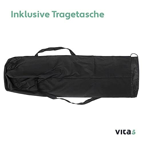 VITA5 Stelaż do hamaka do użytku na zewnątrz, stabilny, stalowy hamak ze stelażem, składany, przenośny stojak (bez uchwytu na napoje) - obrazek 8