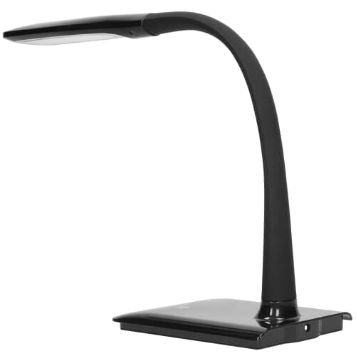 VIRONE ERIE LED DIM 7W Lampka Biurkowa 400lm Funkcja Ściemniania i Zmiany Temperatury Barwowej 3000K-4000K-6000K (Czarny) - obrazek 2