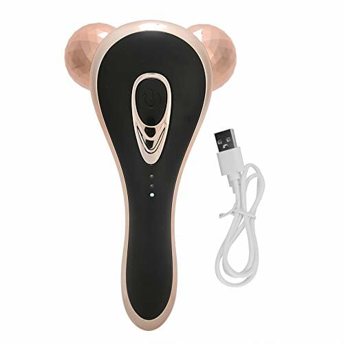 3D Y Shaped Electric Face Roller Massage Masażer Liftingujący Twarz - Mikroprądowa Rolka do Twarzy do Masażu Twarzy, Napinanie Skóry, Masażer do Usuwania Podwójnego Podbródka Rolka do(Złoto)