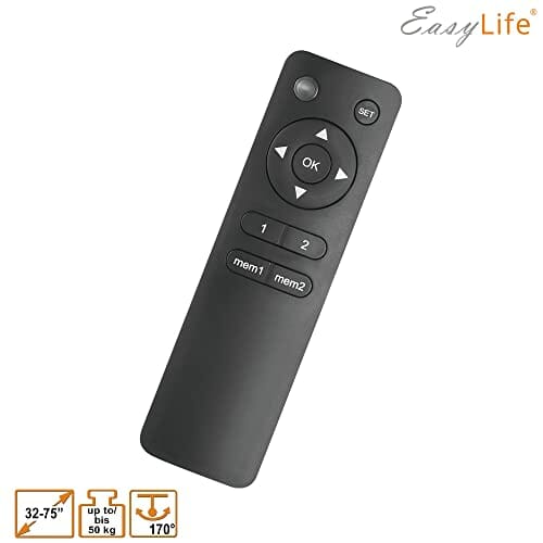 EasyLife Uchwyt ścienny TV, uchwyt elektrycznie obracany do 170°, uchw - obrazek 4