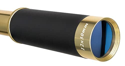 Luneta Levenhuk Spyglass SG2 w zabytkowym stylu z drewnianym futerałem przekazująca ostry, jasny obraz odległych obiektów - obrazek 4