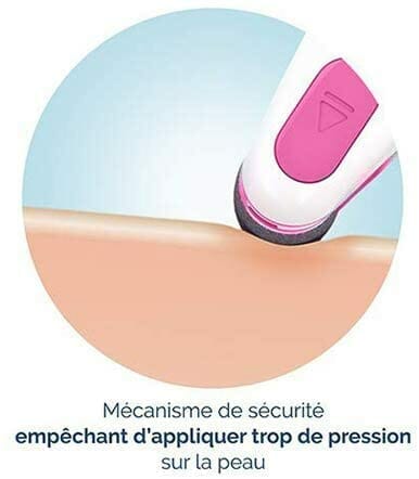 Scholl Doctor Velvet Smooth Express Pedi Elektryczna tarka różowa - obrazek 4