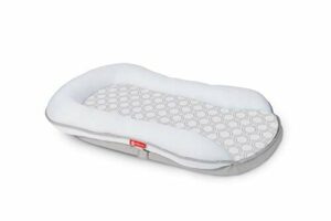 Motorola Baby Comfort Cloud – inteligentny monitor snu i oddychania + śpiochy – Hubble Connected – natychmiastowe ramię – konstrukcja bez paska – zdejmowana osłona, biała, 501278604032