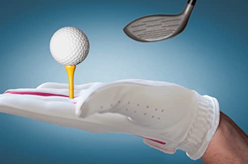 BOSSER Damskie rękawice golfowe ze skóry i elastanu dla lewej dłoni (praworęcznych), ergonomiczne - obrazek 4