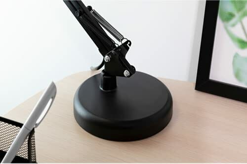 Virone DIAN lampa biurkowa E27 60 W mocowanie stalowe (czarna) - obrazek 3