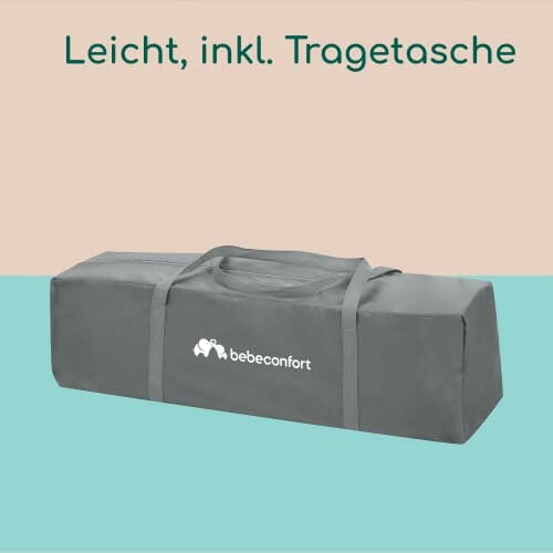 Bebe Confort Soft Dreams, łóżeczko turystyczne, regulowana wysokość, od narodzin do 3,5 roku, do 15 kg, Warm Gray - obrazek 3