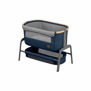 Łóżeczko dostawne Maxi-Cosi Iora z funkcją łatwego przesuwania, odpowiednia od urodzenia, 0 miesięcy – 9 kg, Essential Blue