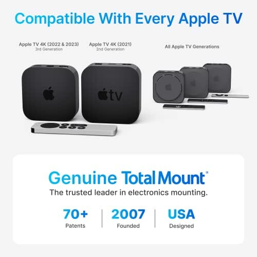 TotalMount System montażowy do urządzeń Apple TV (Gen. 2, 3, 4, 5, 6) - System montażowy - obrazek 2