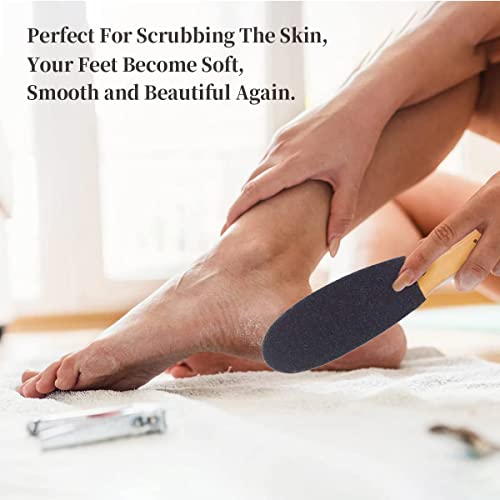 2 sztuki pilników do stóp, pilnik do stóp, do usuwania zrogowaciałego naskórka, przenośny pilnik do pielęgnacji stóp, do usuwania martwego zrogowaciałego naskórka i zrogowaciałego naskórka - obrazek 7