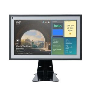 shinar Pokaż 15 obrotów i przechylania, stojak do pokazu 15,6 cala z systemem zarządzania kablami, regulowany kąt widzenia, przełącznik, który można łatwo używać między pionowym i poziomym