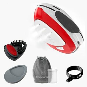 Parownica do Ubrań Reczna, Małe żelazko podróżne, pionowe żelazko parowe-mini żelaz-ko do ubrań, Szczotka parowa-Automatyczne wyłączanie-Szybkie nagrzewanie 50sęk-1600W, Usuwa Zmarszczenia-Dezynfekuje