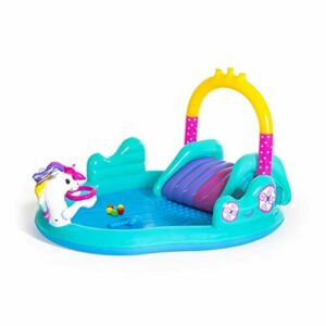 Bestway 1053097XXX21 9' X 6'6" X 54"/2.74M X 1.98M X 1.37M Magical Unicorn Carriage Play Center