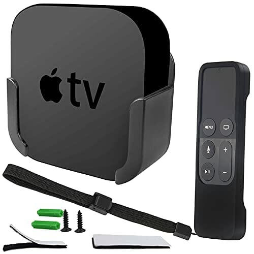 Pinowu uchwyt na ścianę kompatybilny z Apple Smart TV 4 / 4K z etui Si