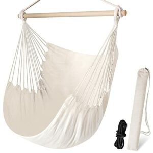 Chihee krzesło hamak duży relaks hamak wiszące krzesło tkaniny bawełna
