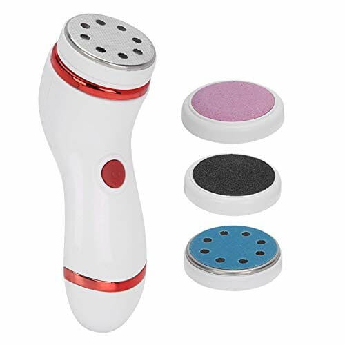 Elektryczny Kalus Stóp (czerwony), Profesjonalna Regulowana Maszyna do Pielęgnacji Stóp, Usuwanie Martwego Naskórka i Modzeli, 6,1 X 4,8 X 3,3 Cala (w Tym Podstawa) - obrazek 2