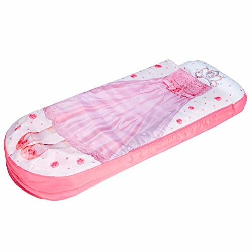 Worlds Apart Junior-ReadyBed – śpiwór dziecięcy i łóżko dmuchane w jednym, poliestrowym, różowo-białym, 150 x 62 x 20 cm - obrazek 5