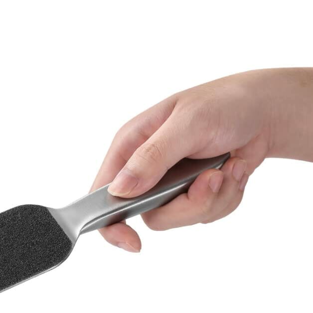 Pilnik do stóp, tarka do zrogowaciałego naskórka, dwustronny przyrząd do usuwania zrogowaciałego naskórka, pilnik do szorowania, tarka do stóp, tarka do zrogowaciałego naskórka, pielęgnacja stóp - obrazek 4