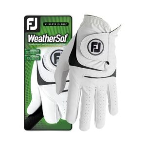Footjoy 66245 rękawice golfowe dla mężczyzn, białe, XL