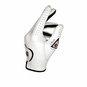 EQ Skórzana Rękawica Golfowa Mężczyźni i Marker Piłkowy