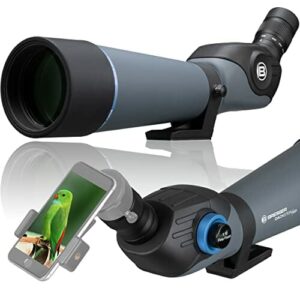 Bresser ED Spektiv Dachstein 20-60x80 Zoom z wysokiej jakości szkłem ED, pełne wielowarstwowe uszlachetnienie i precyzyjną ostrość, w zestawie torba gotowości