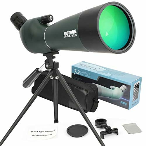 Zakres plam, 20-75x70mm zoom 50-90ft/1000m w pełni wielowarstwowy obie