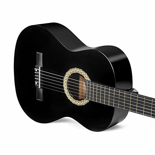 Winzz Pełnowymiarowa gitara klasyczna 4/4 dla dorosłych, nastolatków, - obrazek 3