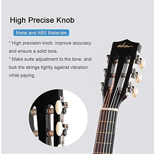ADM 1/4 Zestaw do gitary klasycznej dla dzieci, dla początkujących, z - obrazek 4