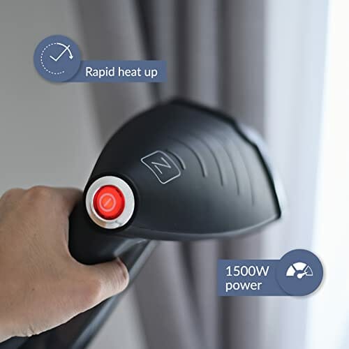 ZEEGMA Handig Parownica (steamer) do ubrań, 1500 W, 40 sekund przygoto - obrazek 8