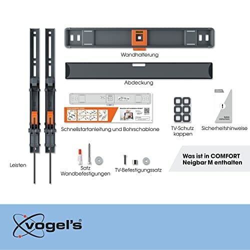 Vogel's TVM 3415 TV-wall mount 81,3cm (32) - 165,1cm (65) Neigbar - obrazek 3