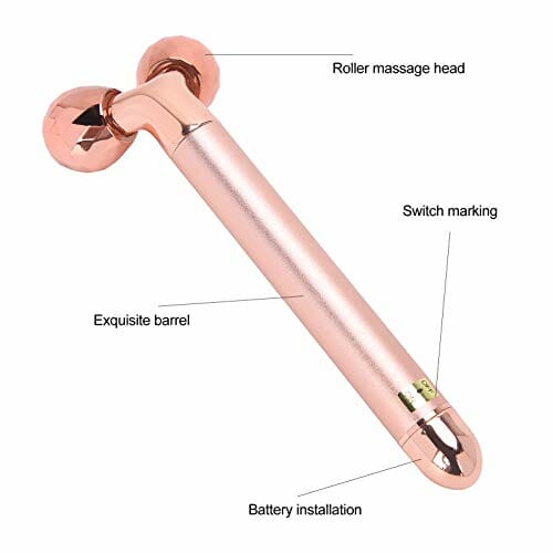 Masażer twarzy, elektryczny masażer do twarzy 3D Roller, usuwanie obrzęków odchudzanie narzędzie do podnoszenia twarzy, przeciwzmarszczkowe ujędrnianie twarzy - obrazek 4