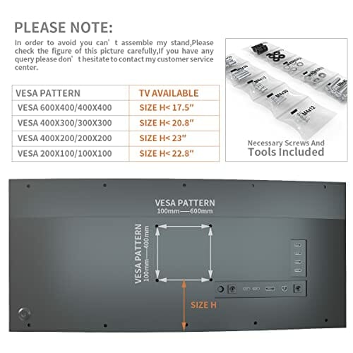 HT03B-003P Uniwersalny stojak pod telewizor z uchwytem ściennym od 40 - obrazek 3