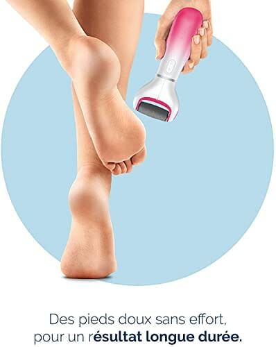 Scholl Doctor Velvet Smooth Express Pedi Elektryczna tarka różowa - obrazek 6