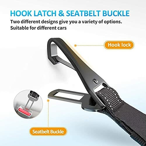 Uprząż bezpieczeństwa dla psa, pas bezpieczeństwa 3 w 1, odblaskowy pa - obrazek 6