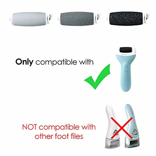 MYCARBON Zapasowy kołowrotek do IPX7 wodoszczelny bezprzewodowy ładowanie do usuwania zrogowaciałego - obrazek 2