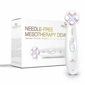 Project E Beauty urządzenie do mezoterapii bez igieł | Bezprzewodowe 3 zdjęcia EMS bez igieł mezoterapia RF radio częstotliwość skóra odmłodzenie twarzy ujędrniające ujędrnianie lifting przeciw starzeniu się wszystkiego typu skóry urządzenie kosmetyczne