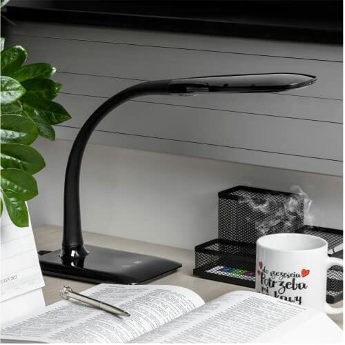 VIRONE ERIE LED DIM 7W Lampka Biurkowa 400lm Funkcja Ściemniania i Zmiany Temperatury Barwowej 3000K-4000K-6000K (Czarny) - obrazek 8