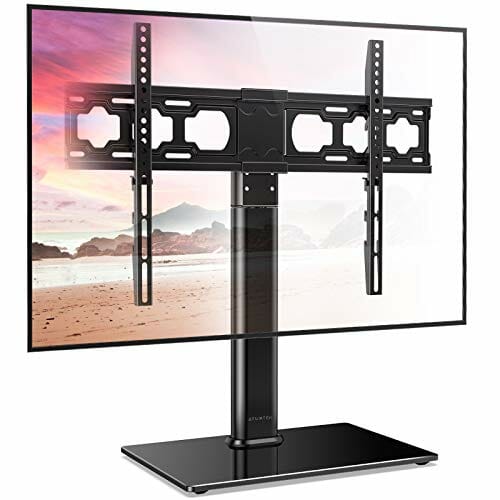 ATUMTEK Stojak pod telewizor, wychylny, do telewizorów plazmowych LCD LED OLED o przekątnej 37-65 cali, płaski i zakrzywiony do 88 lbs - obrazek 3