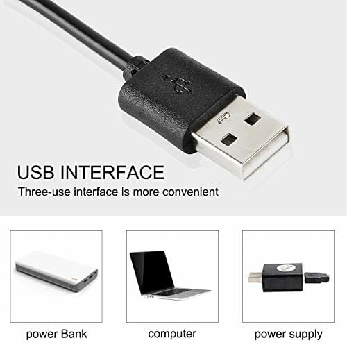 Wilktop Lampa biurkowa 8 W, ściemniana, z zaciskiem USB, 3 trybami (zimna/ciepła/naturalna biała) 10 poziomów jasności, lampa biurkowa LED do biura, nauki, czytania, nauki, pracy (czarna) - obrazek 7