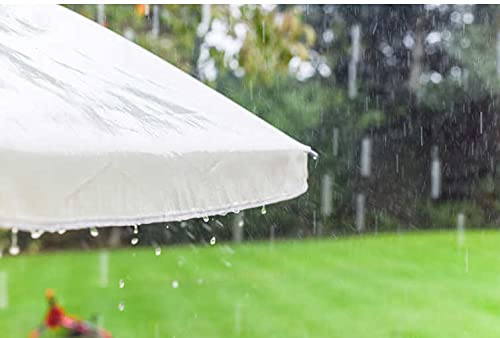 BricoShopping® Ersatzplane für Sonnenschirm für Garten mit Mittelpfosten 300 g/m², wasserdicht, New 2023 mit verstärkten Taschen 6 oder 8 Lamellen oben Abdeckung gewebt mit Airvent (Mt 3 x 2) - obrazek 2