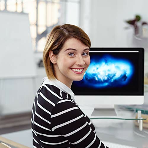 Relaxdays Podstawka pod monitor ze szkła, nakładka na telewizor, stojak na notebooka z regulacją wysokości 9 - 11 cm, szer. x gł.: 56 x 24 cm, przezroczysta - obrazek 8