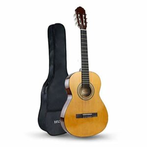 HUAWIND Gitara koncertowa dla początkujących 3/4, 6 nylonowych strun, zestaw gitar koncertowych z torbą koncertową 36", dla dzieci, dorosłych, początkujących