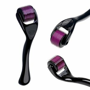 Derma roller 1,0 mm 540 mikroigiełek do masażu twarzy, derma roller do masażu twarzy i blizn, usuwanie blizn, anti-aging, przeciwzmarszczkowe, contractywne pory, redukcja hiperpigmentacji