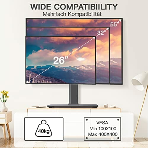 Perlegear Uniwersalny stojak pod telewizor OLED LCD o przekątnej 26-55 - obrazek 4