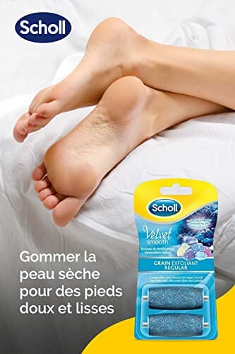 Scholl Velvet Smooth 3040254 Rolki do Pilnika, Niebieski, 2 szt. - obrazek 7