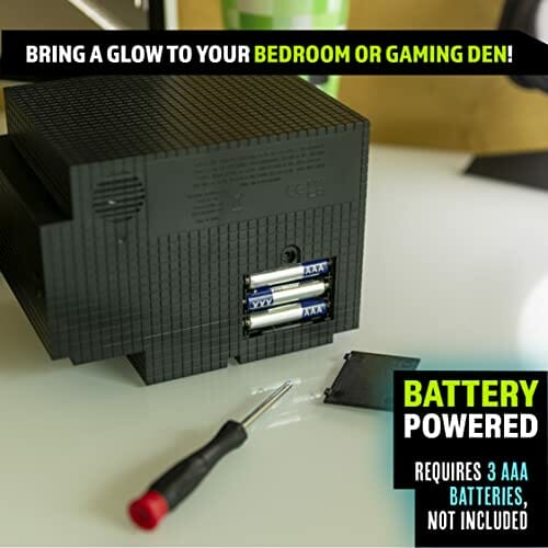 Paladone Level Up Light z dźwiękiem retro gamingowy styl zasilany bateriami - obrazek 6