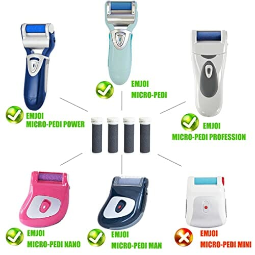 Mineralne wałki zastępcze, 10 sztuk zamienników głowicy kompatybilne z emjoi Micro Callous Remover dla niezwykle szorstkiej i wytrzymałej skóry.. - obrazek 6