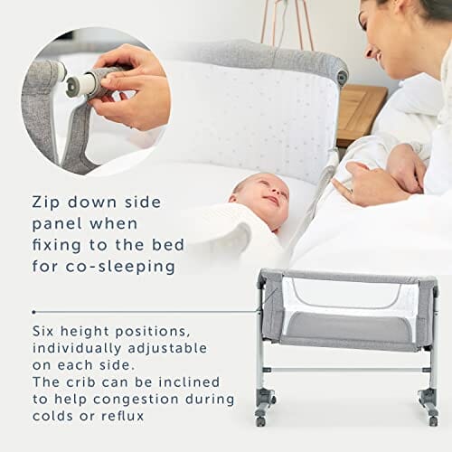 Baby Elegance 2900 Be By ME żłóbek nocny, szary, 10 kg - obrazek 10