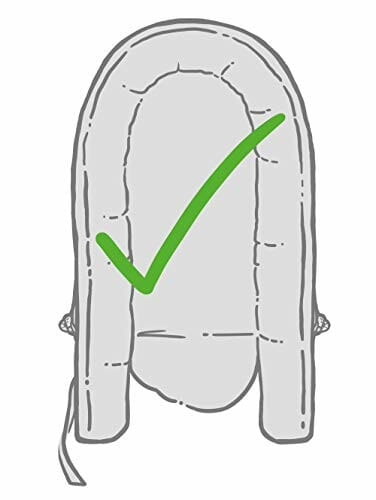 Träumeland Home – oddychające gniazdo z wysokiej jakości materacem i przepuszczającym powietrze wstawką, wzór: koła miętowe - obrazek 7