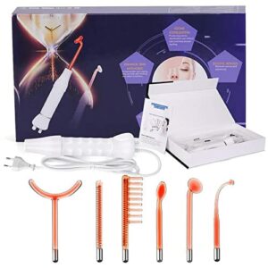 Maszyna do twarzy o wysokiej częstotliwości, 7 szt., przenośna, ręczna