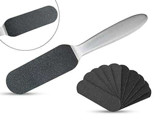 Pilnik do stóp, tarka do zrogowaciałego naskórka, dwustronny przyrząd do usuwania zrogowaciałego naskórka, pilnik do szorowania, tarka do stóp, tarka do zrogowaciałego naskórka, pielęgnacja stóp